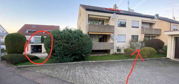 Erdgeschosswohnung mit Balkon und Garage