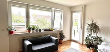 KL-Nord/Lindenhof - Attraktive, großzügige 3-Zimmer-Whg. m. Südbalkon u. Garage in sehr guter Lage