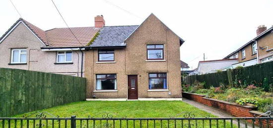 Semi-detached house for sale in Gelliwen Street, Penybryn, Hengoed CF82