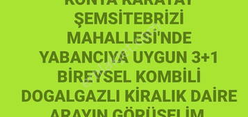 Karatay emsitebrizi Mahallesi'nde yabancya uygun kiralk daire