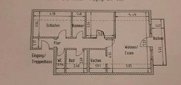 3-Zi.-DG-Wohnung mit Balkon in Waging