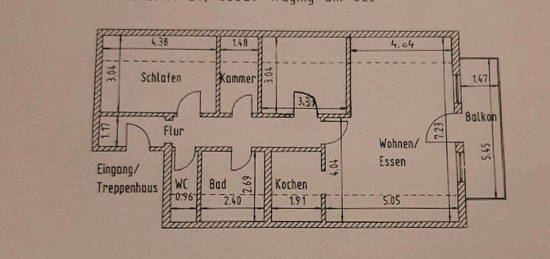 3-Zi.-DG-Wohnung mit Balkon in Waging