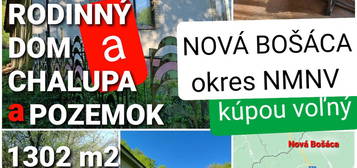 2x DOM a POZEMOK S POTÔČIKOM KOPANICE - NOVÁ BOŠÁCA-KOPANICE