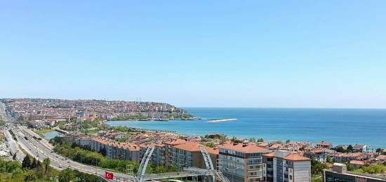 Silivri'de Panoramik Deniz Manzaral Kiralk Ultra Lux 2+1 Daire