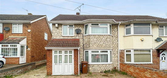 Semi-detached house for sale in Jarrett Avenue, Wainscott, Rochester, Kent ME2