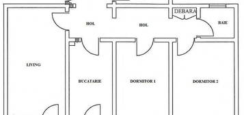 Inchiriez apartament 3 camere - zona Romal