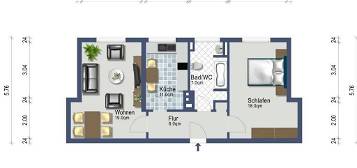 Zweizimmer mit Wohnküche - provisionsfrei ab 1. September 2024 - Heizung inklusive