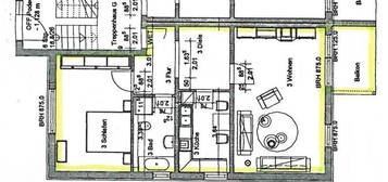 Große 2 Raumwohnung in ruhiger Wohnlage mit Balkon und Stellplatz