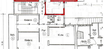 Exklusive 5 Zi.-Wohnung auf 2 Etagen zu vermieten