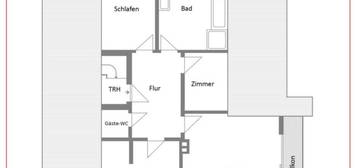 4-Zimmer Wohnung mit Garten, Feldrandlage, Herrliche Aussicht, Ga