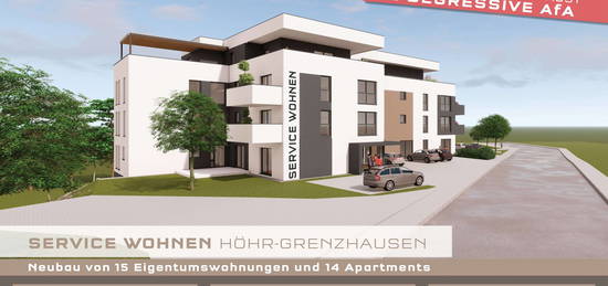 Neubau Penthouse 83,71 qm mit Option Service Wohnen in Höhr-Grenzhausen