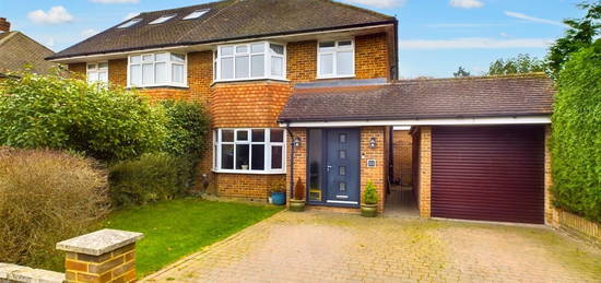 Semi-detached house for sale in The Meadway, Horley RH6