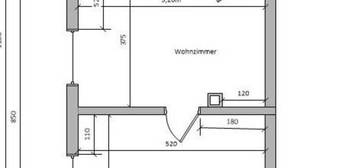 2 Zi. EG.-Wohnung im 2-Familienhaus ab Dezember zu vermieten