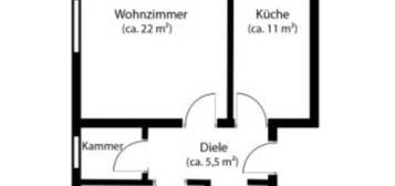 Seefeld: 2 Zimmer Wohnung hell und freundlich