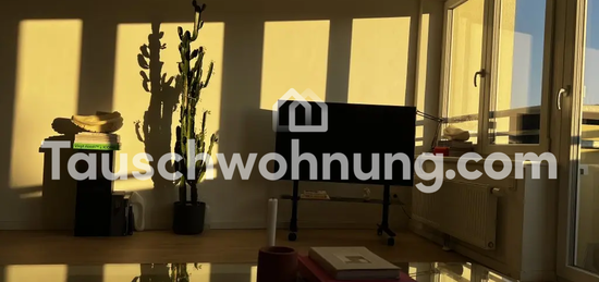 Tauschwohnung: Riesige Neubauwohnung mit 2Balkonen, 2Kammern und mod. Bad