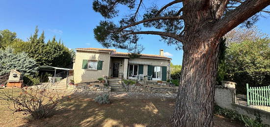 Maussane-les-Alpilles : villa 95m²+ Garage+terrain 1000m²