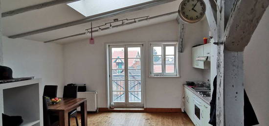 Dachgeschosswohnung mit Loft-Charakter und Aussicht