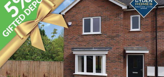 End terrace house for sale in Plot 148, The Iolite, Langton Rise, Horncastle LN9