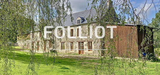 A vendre entre Thury Harcourt et Falaise belle maison en campagne 6 chambres