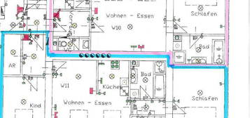 Wohnung, hervorragende Infrastruktur und freier Fernsicht