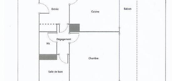 Orléans Quartier Dunois Résidence Standing F2 55,68 m2 Cave Parking s-sol