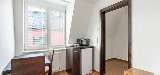 Pronájem bytu 1+kk, Suchdolské náměstí, Suchdol, 12900 Kč/ měs., 18 m2