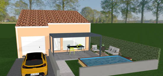 VILLA T3 71M2 PLAIN PIED OLONZAC