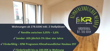 FÖRDERFÄHIG - Neue Zwei-Zimmer-Wohnung