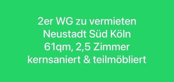 2er-WG neu möbliert in Köln Neustadt Süd