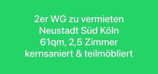 2er-WG neu möbliert in Köln Neustadt Süd