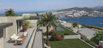 Bodrum Gndoan da Panoramik Denz Manzaral Satlk Sfr Villa