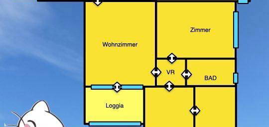 Schöne gut eingeteilte Wohnung mit unverbaubarem Panorama und top-zentraler Lage in Klosterneuburg!