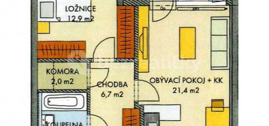 Prodej bytu 2+kk 56 m², Devonská, Hlavní město Praha