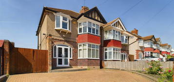 Semi-detached house to rent in Seaforth Gardens, Stoneleigh, Surrey. KT19