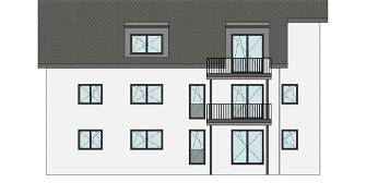 1. Obergeschoss mit Balkon - Neubau, Erstbezug & KfW 40: großzügige 3-Zimmer Eigentumswohnung in Parkstetten