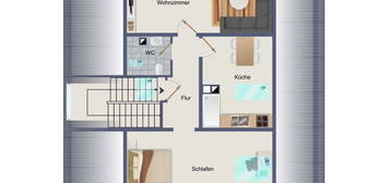 Stilvolle, modernisierte 2,5-Zimmer-Wohnung in Karlsruhe