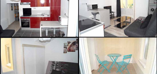 Studio meublé 33m2 moderne avec petite cour privative