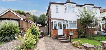 Semi-detached house to rent in Whitehouse Avenue, Borehamwood WD6