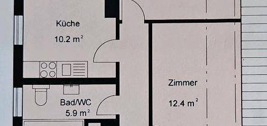 Nachmieter für helle 3-Zimmer DG-Wohnung in Sagau gesucht