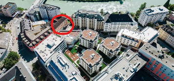 sonnige 2 Zi Wohnung direkt am Fluss"Drau", Zentrum Villach, - 2 room App in town center