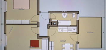 Gemütliche 2-Zimmer-Wohnung in Tiefenbroich - im 1. Obergeschoss