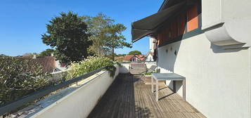 CAPBRETON PROCHE CENTRE - T4 DERNIER ETAGE AVEC GRANDE TERRASSE ET BALCONS + DOUBLE GARAGE