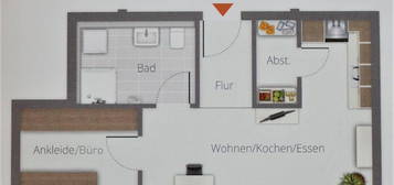 Helle und moderne 2,5 Zi.-Wohnung in der Stadtmitte