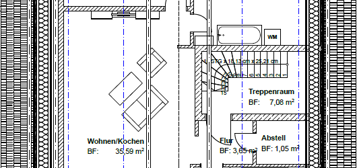 Neubau (Erstbezug) 3-Zimmer-Dachgeschosswohnung mit gehobener Innenausstattung & Balkon in Anger