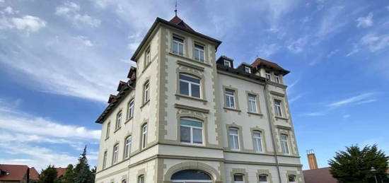 Geräumige 2-Zimmer Wohnung in renoviertem Jugendstil-Haus mit Parkplatz in Blankenburg