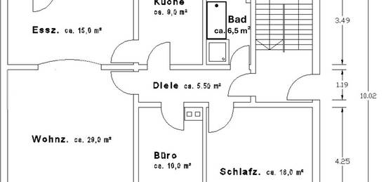 Mietwohnung im Obergeschoss/1.Etage in Gernsdorf