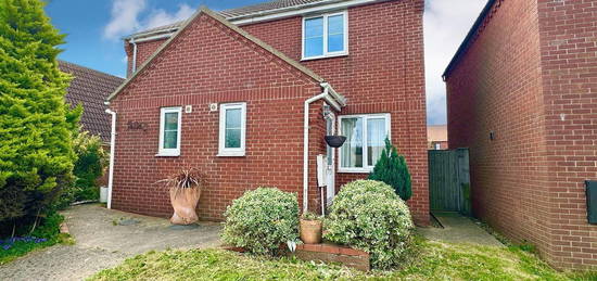 Semi-detached house for sale in Willow Court, Sea Palling, Norwich NR12