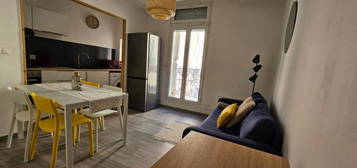 Appartement meublé  à louer, 3 pièces, 2 chambres, 50 m²