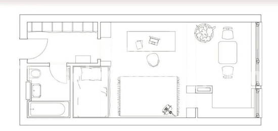 [TAUSCHWOHNUNG] Große 1-Zimmer-Wohnung (37 mq, Warmmiete 750€)