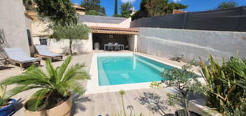 MAISON LA BOUILLADISSE - PISCINE  -  GARAGE  100 m² + Cave 20 m²